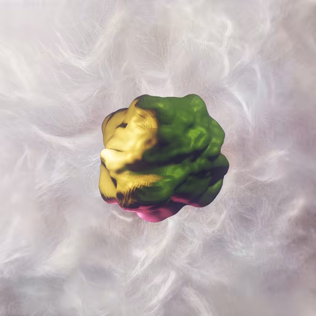 where the air has been sucked out by the sun, and only the insides remain