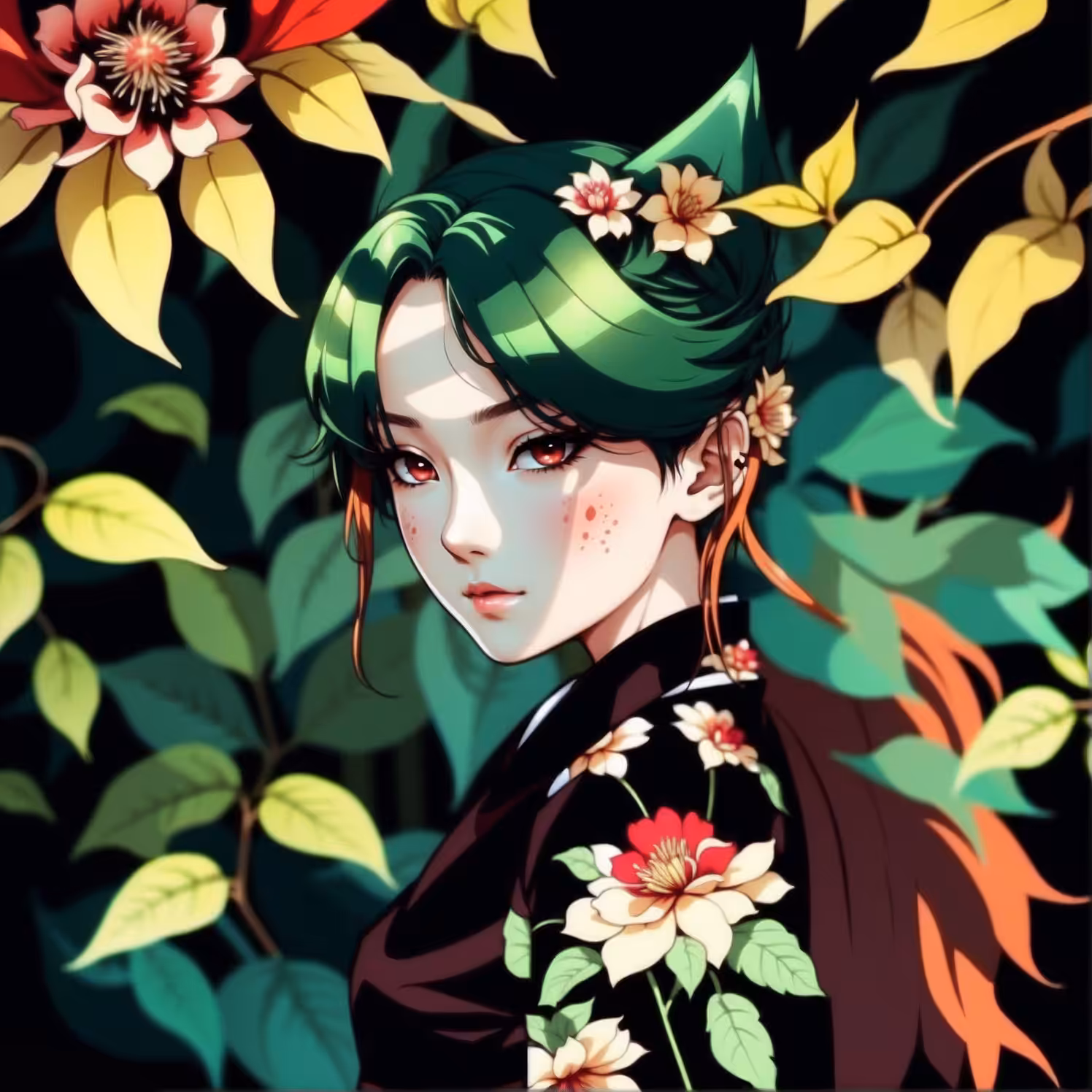 Petals and Pixels: A Floriography Collection: Mint