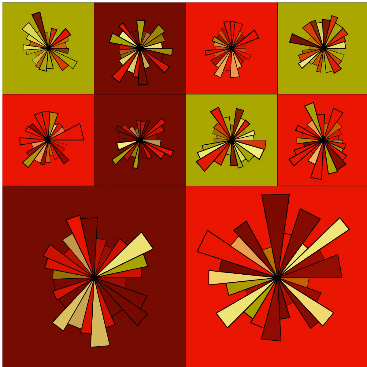 Dancing triangles #36