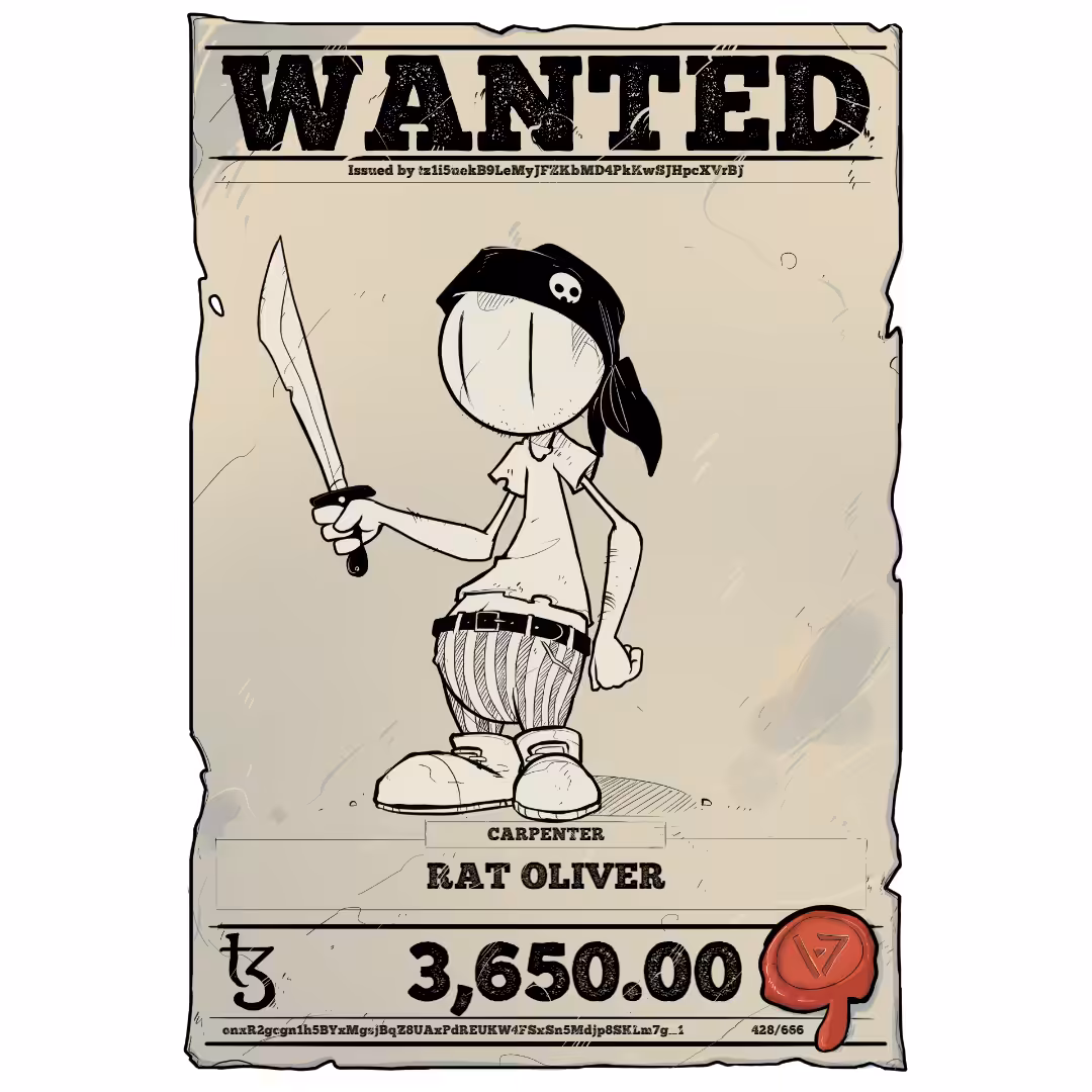 RAT OLIVER | TEZOS PIRATE 428/666