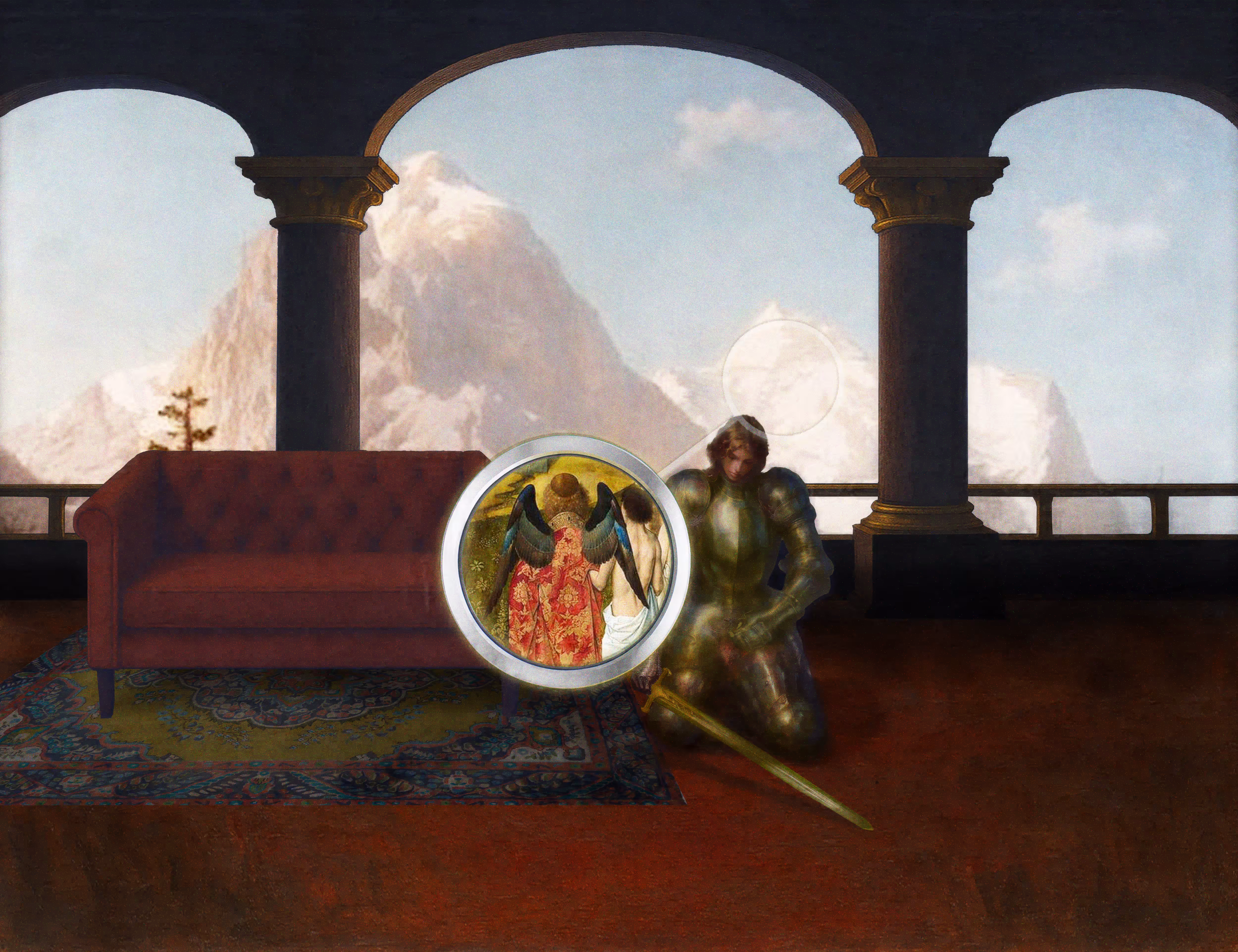 The Pilgrim’s Living Room Crucifixion; Mona Lisa Hyper-Gamble #219
