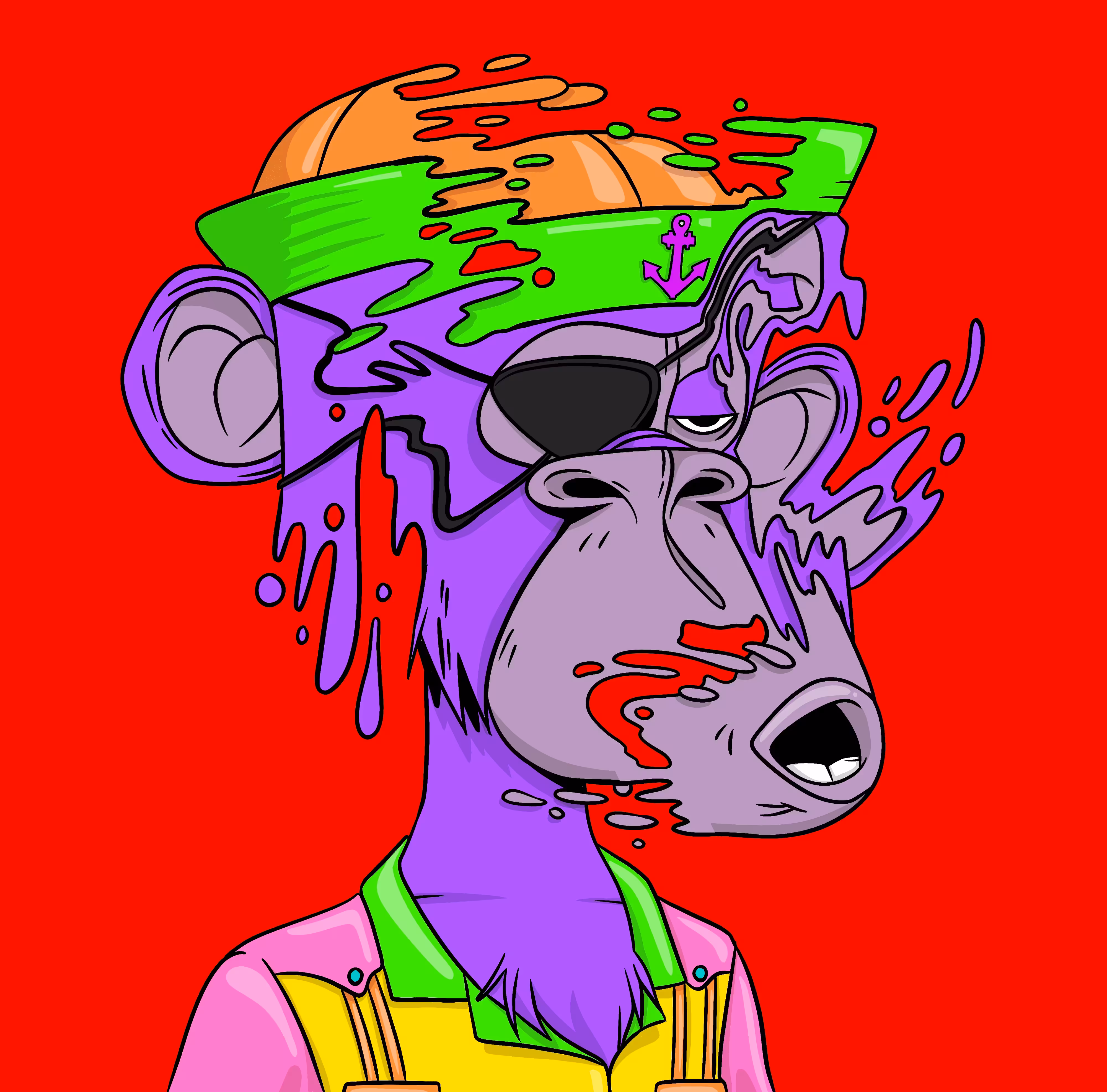 Bored ape remix #3264 - 1/1 Edition