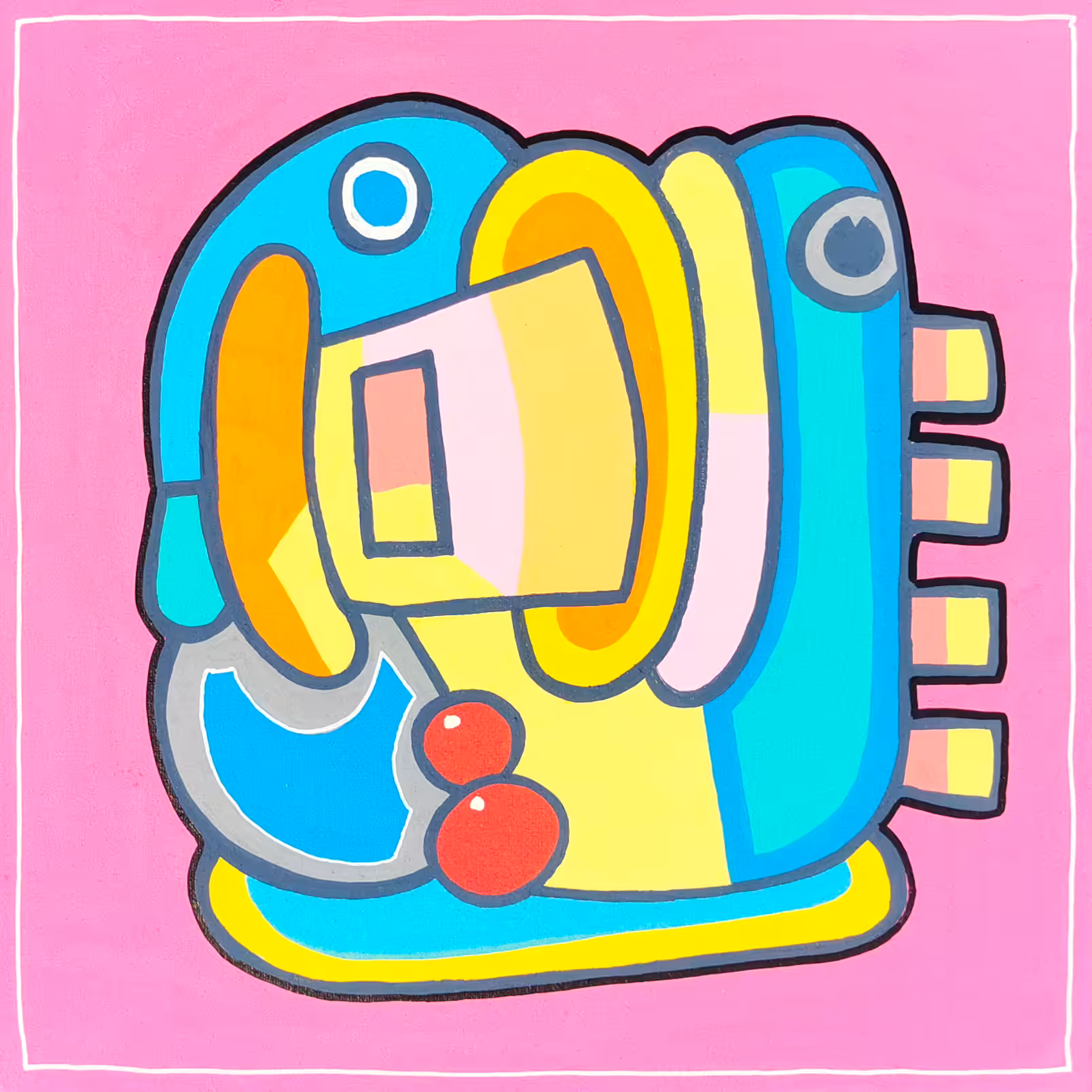 13 - *SQUARE* - "PINK"