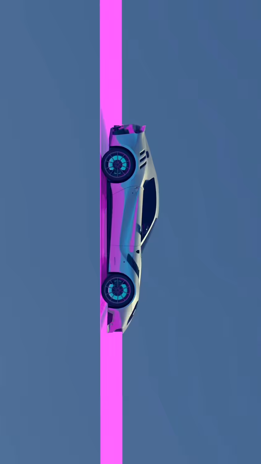 Cyan over Pink.