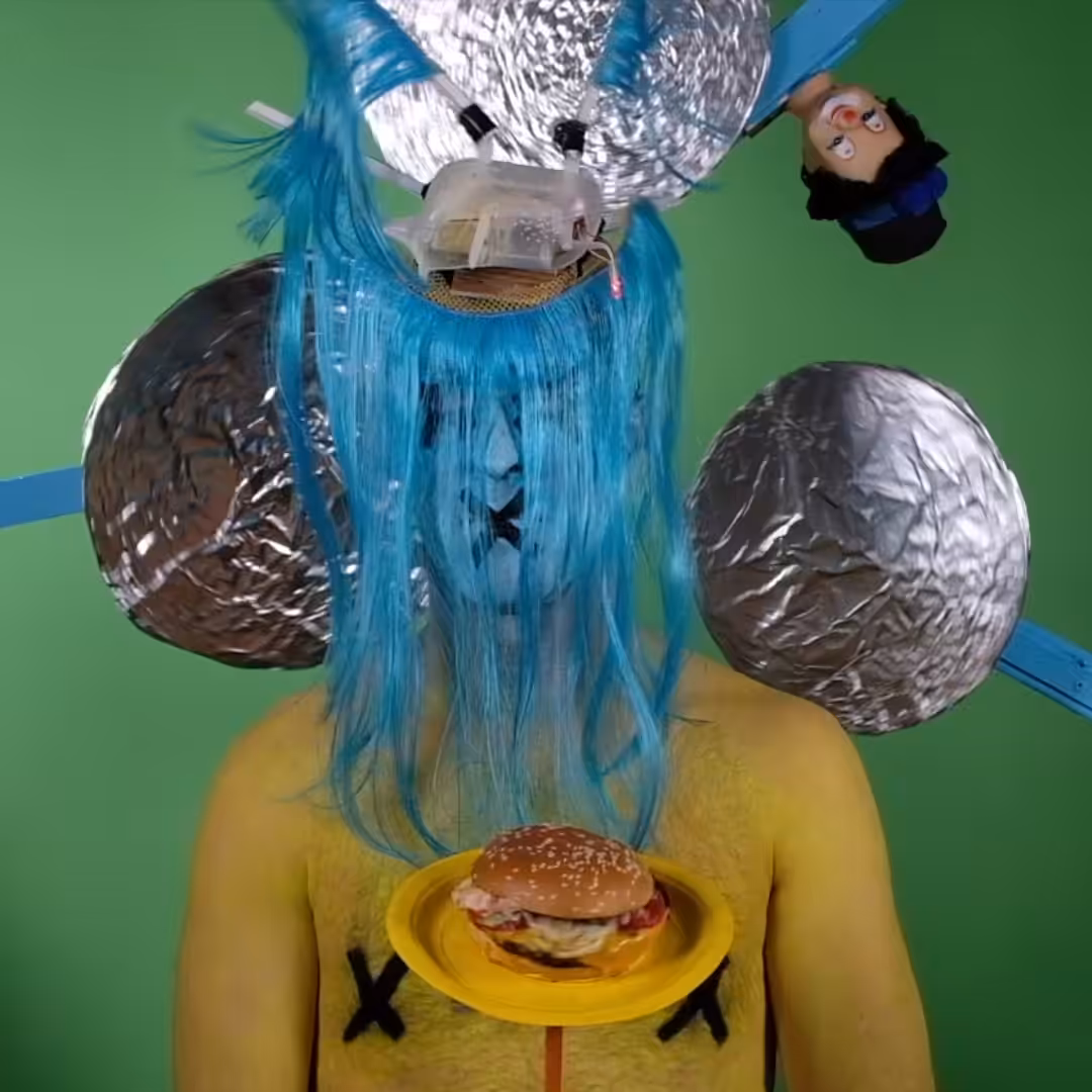 Kinetic Angel With Quantum Hamburger 
