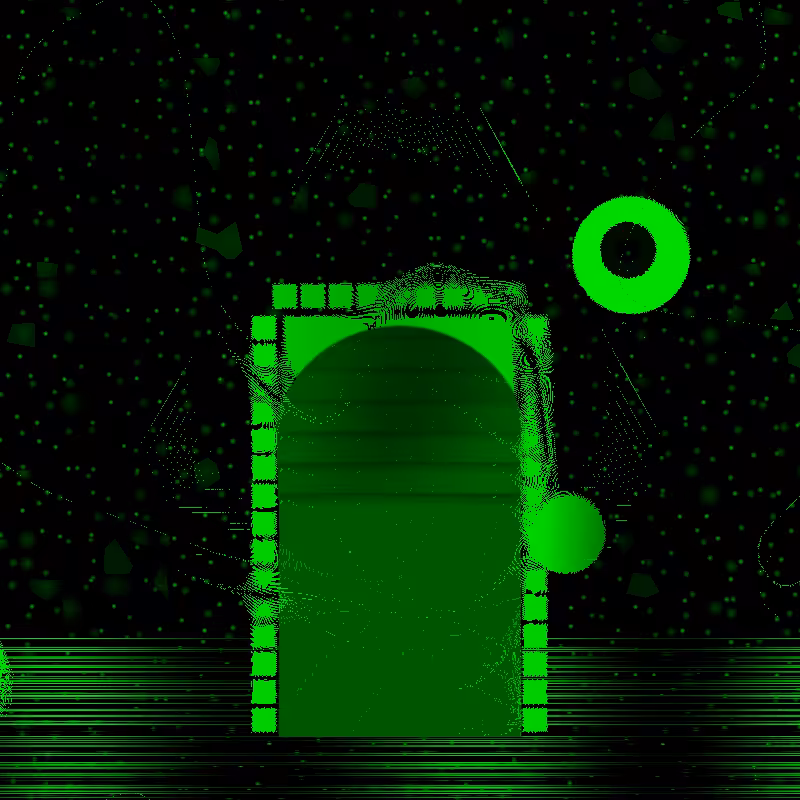 Sand Portal on space #1