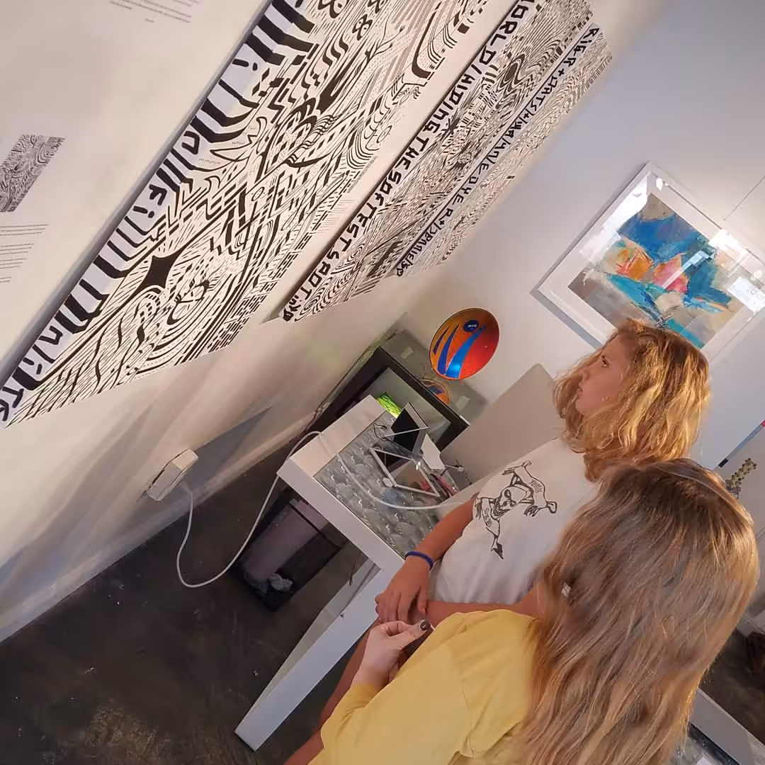 Amy checking out The Ascention Series