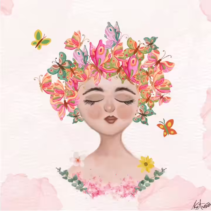 butterfly girl