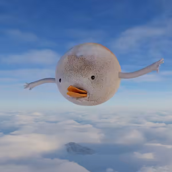 very realistic bird