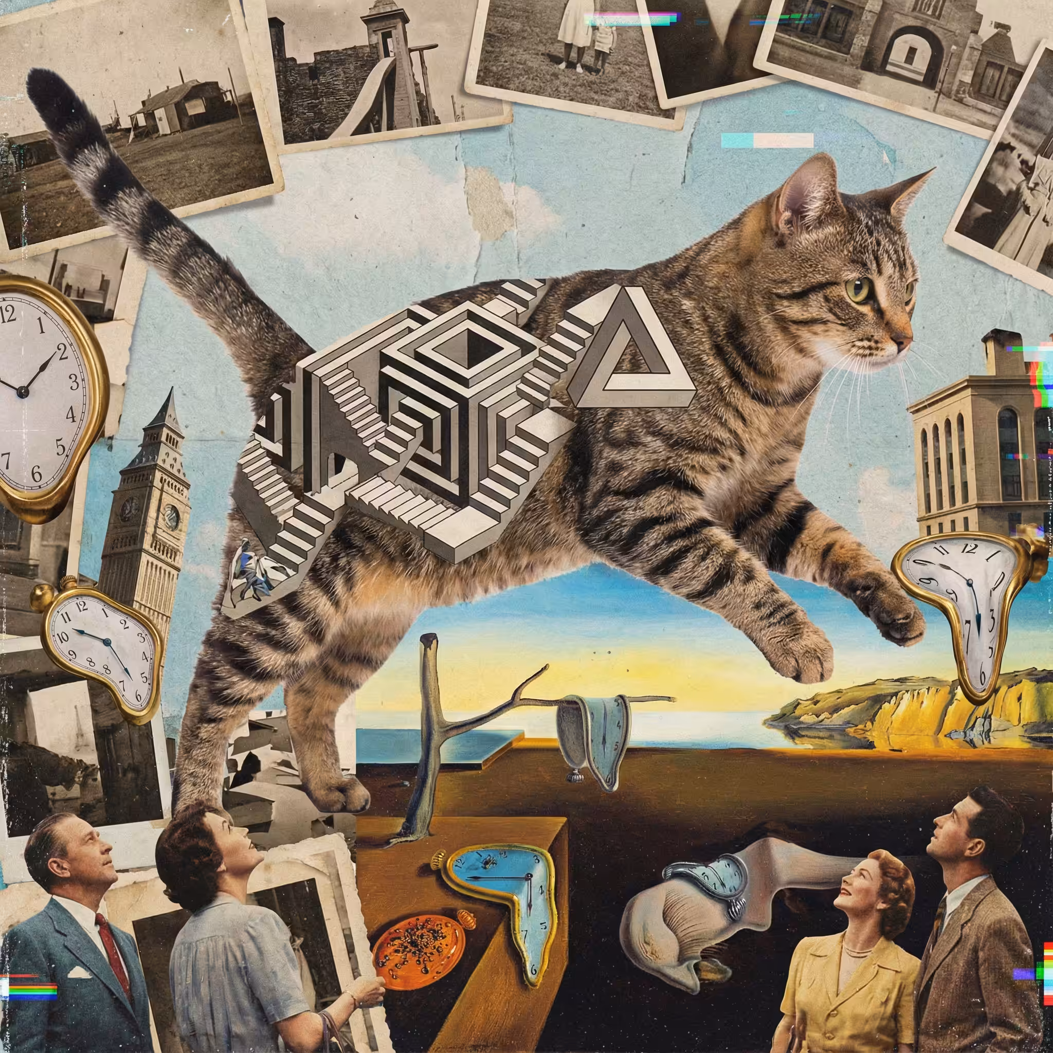 abstract cats #9