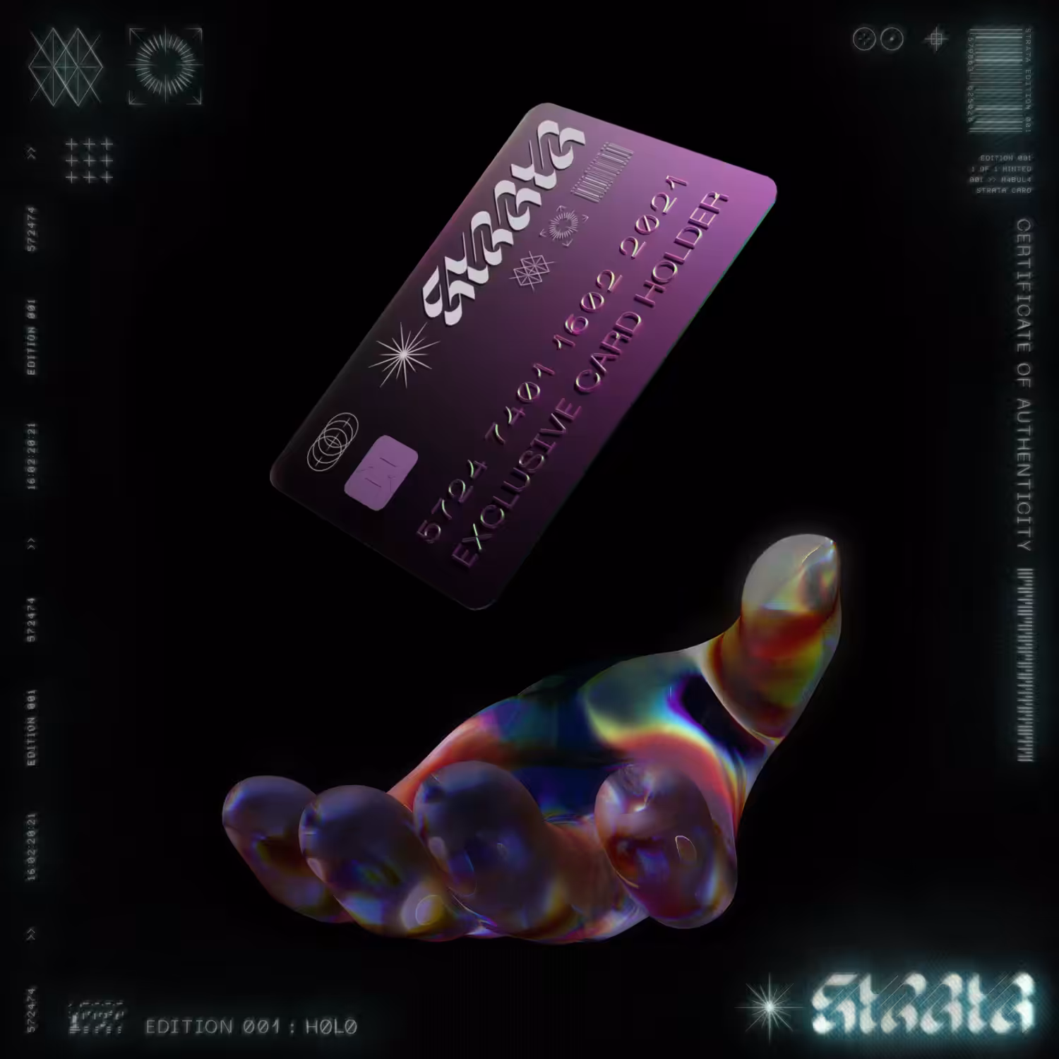 Strata Card — Edition 001: Holo