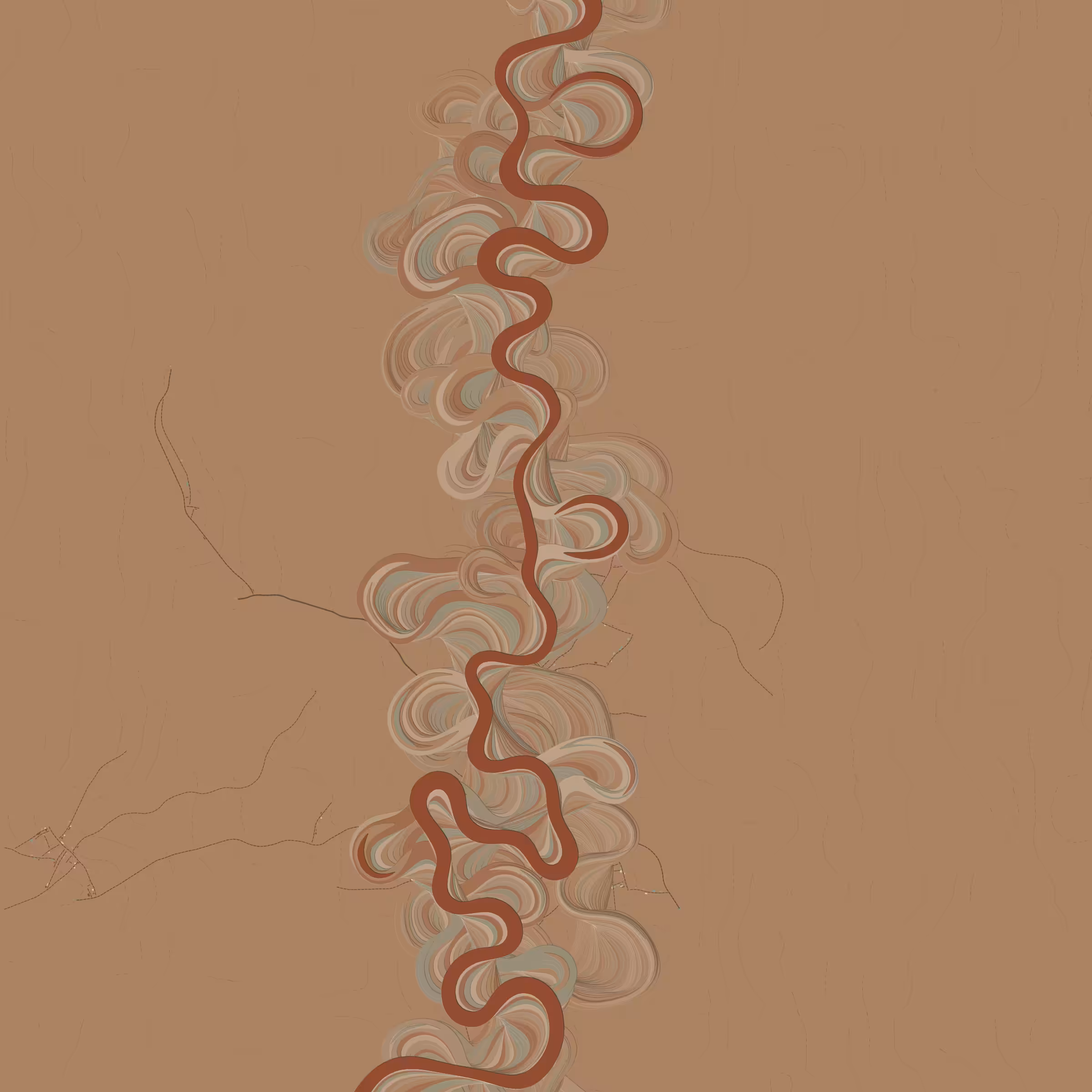 Ancient Courses of Fictional Rivers #371