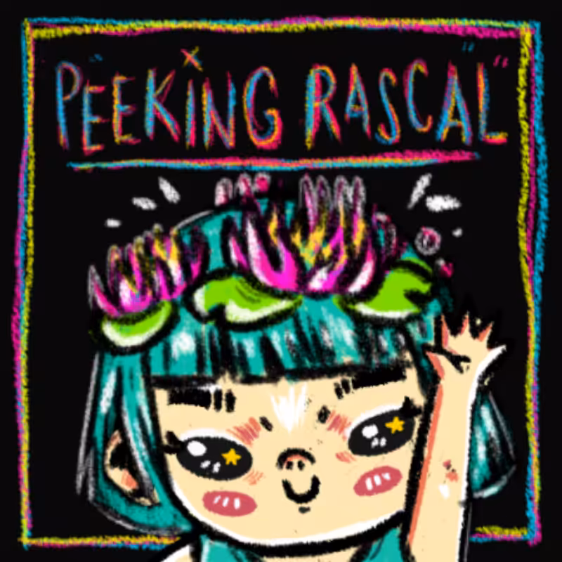 Peeking Rascal #2