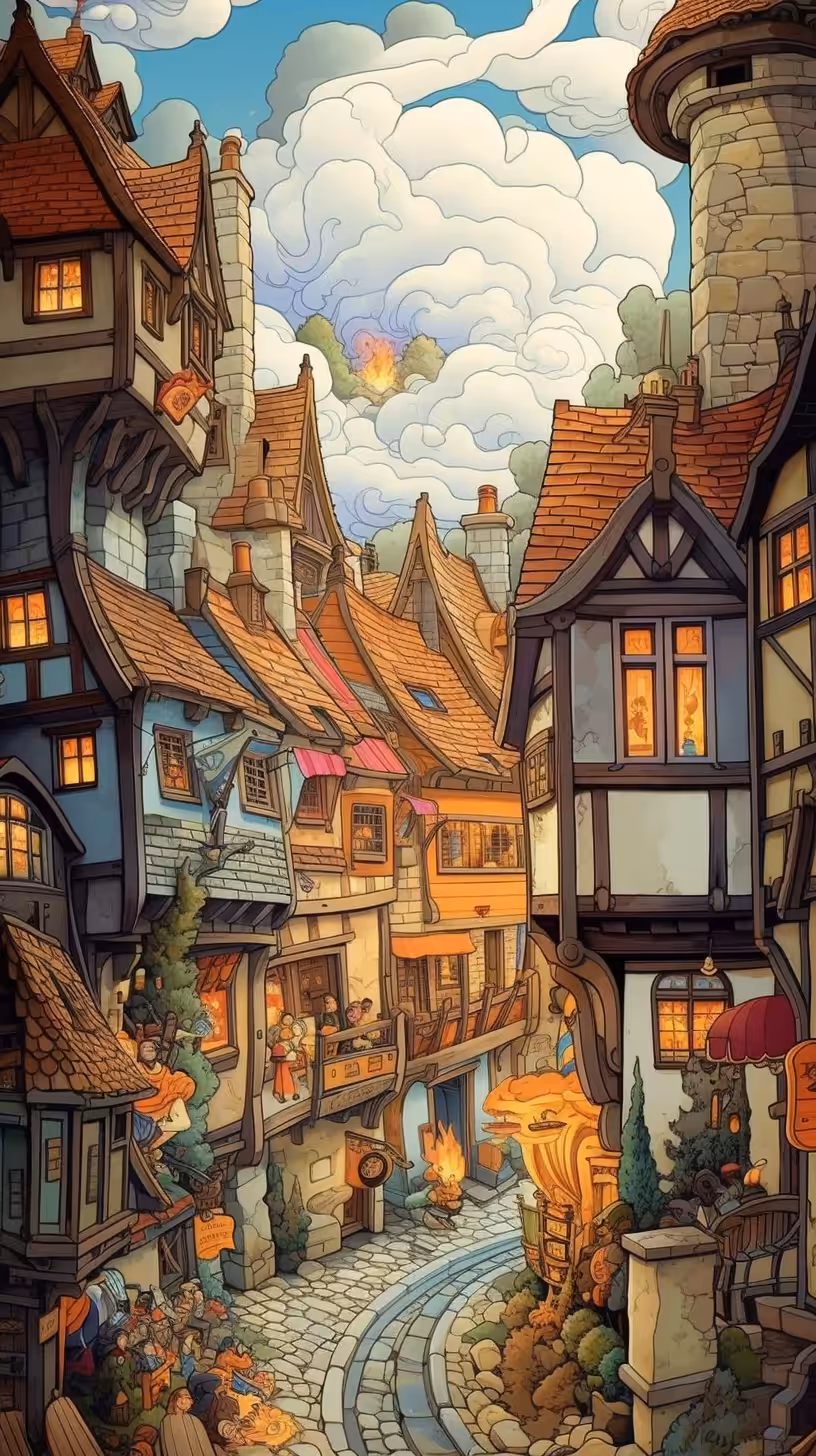 Happy British Town