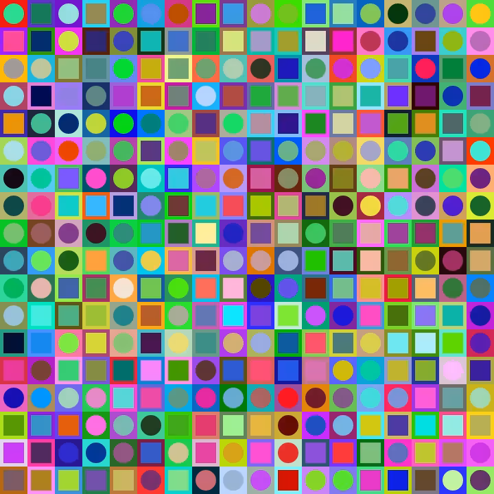 Square Dot Composition #81