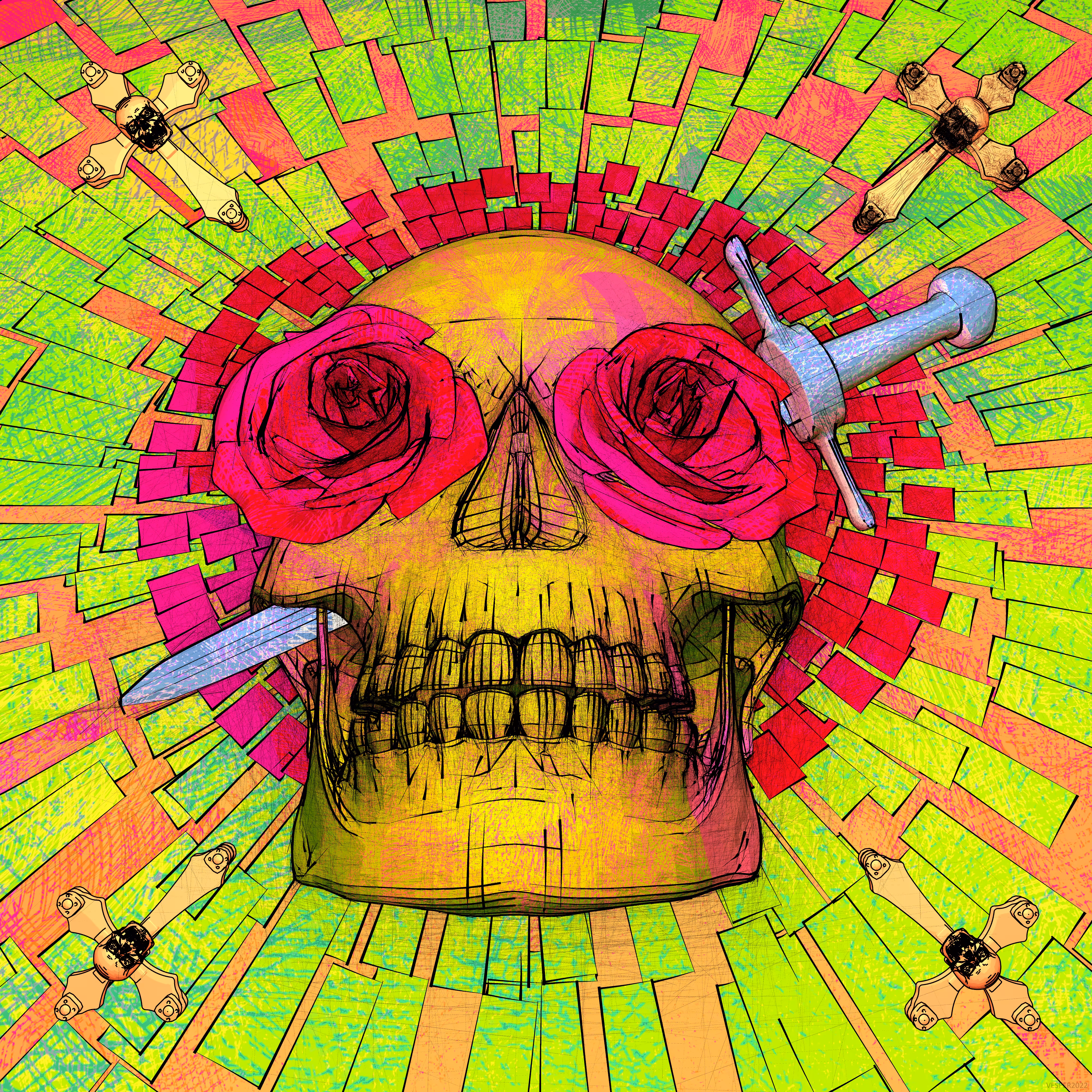 Skull no chilla Color