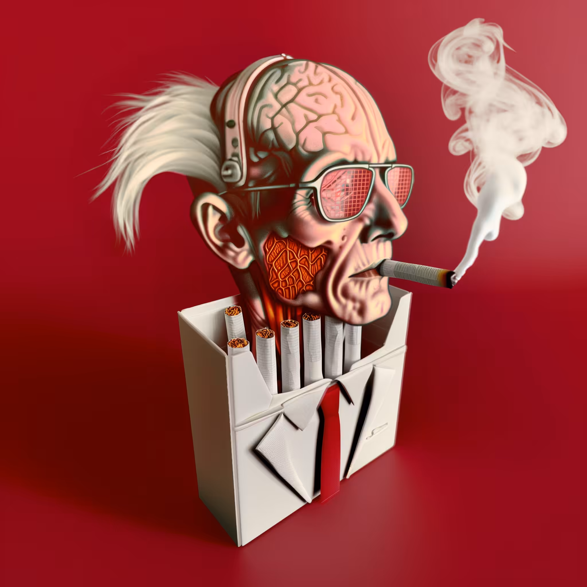 Abstract Smoking Mr. Billy