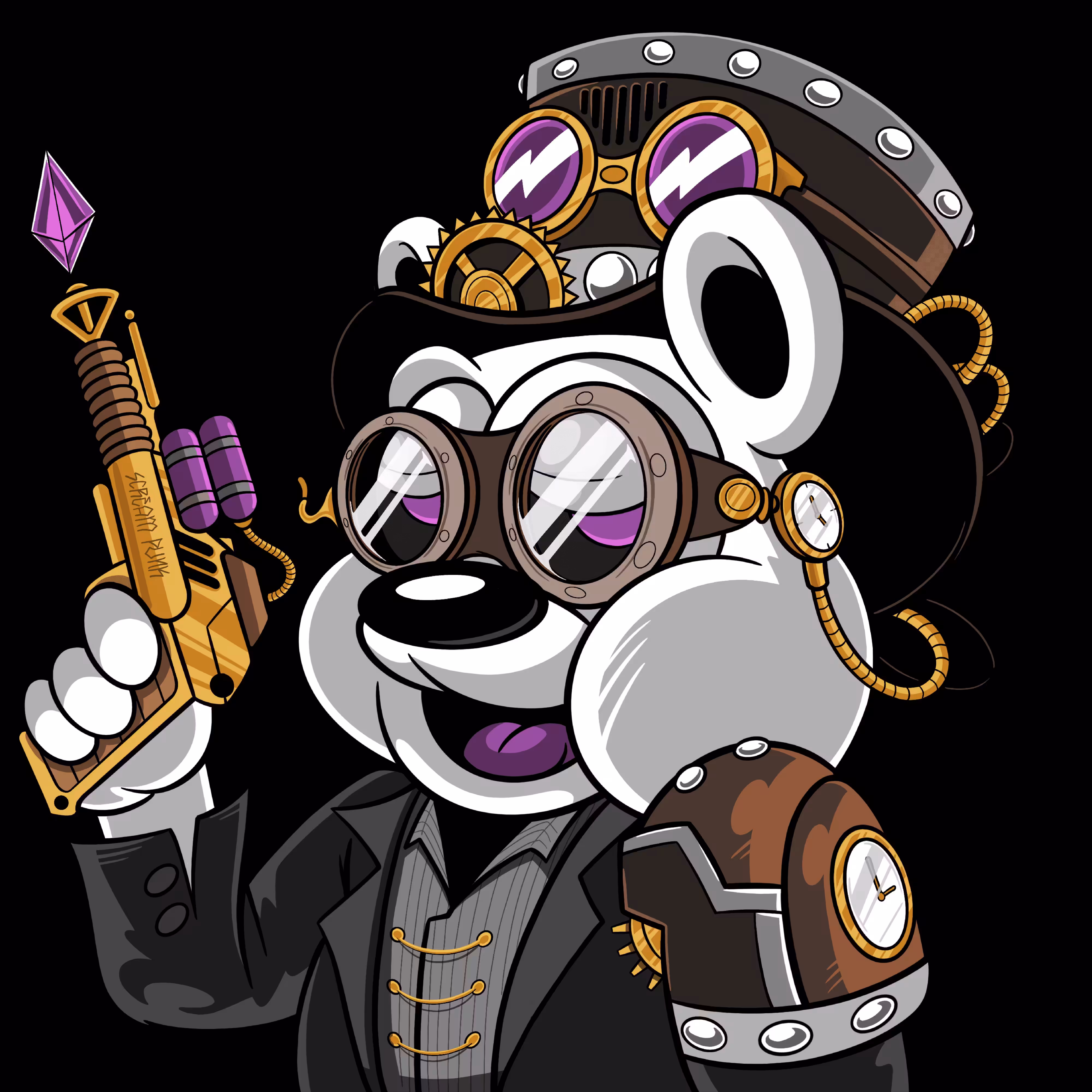 Weirdo Bear #010 (X SCREAMPUNK)