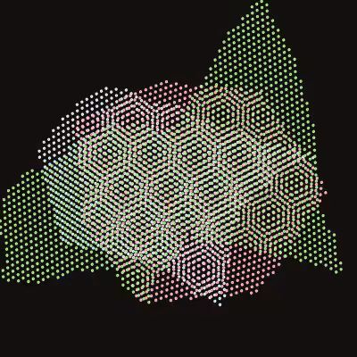 Moiré Mesh Paintings #40