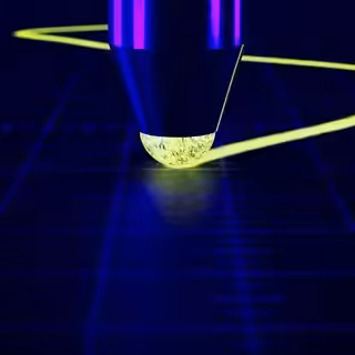 Infinite loop animations: Fluoro pen