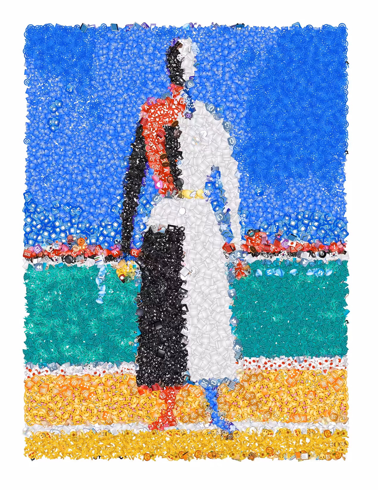 Woman with Rake, 2021