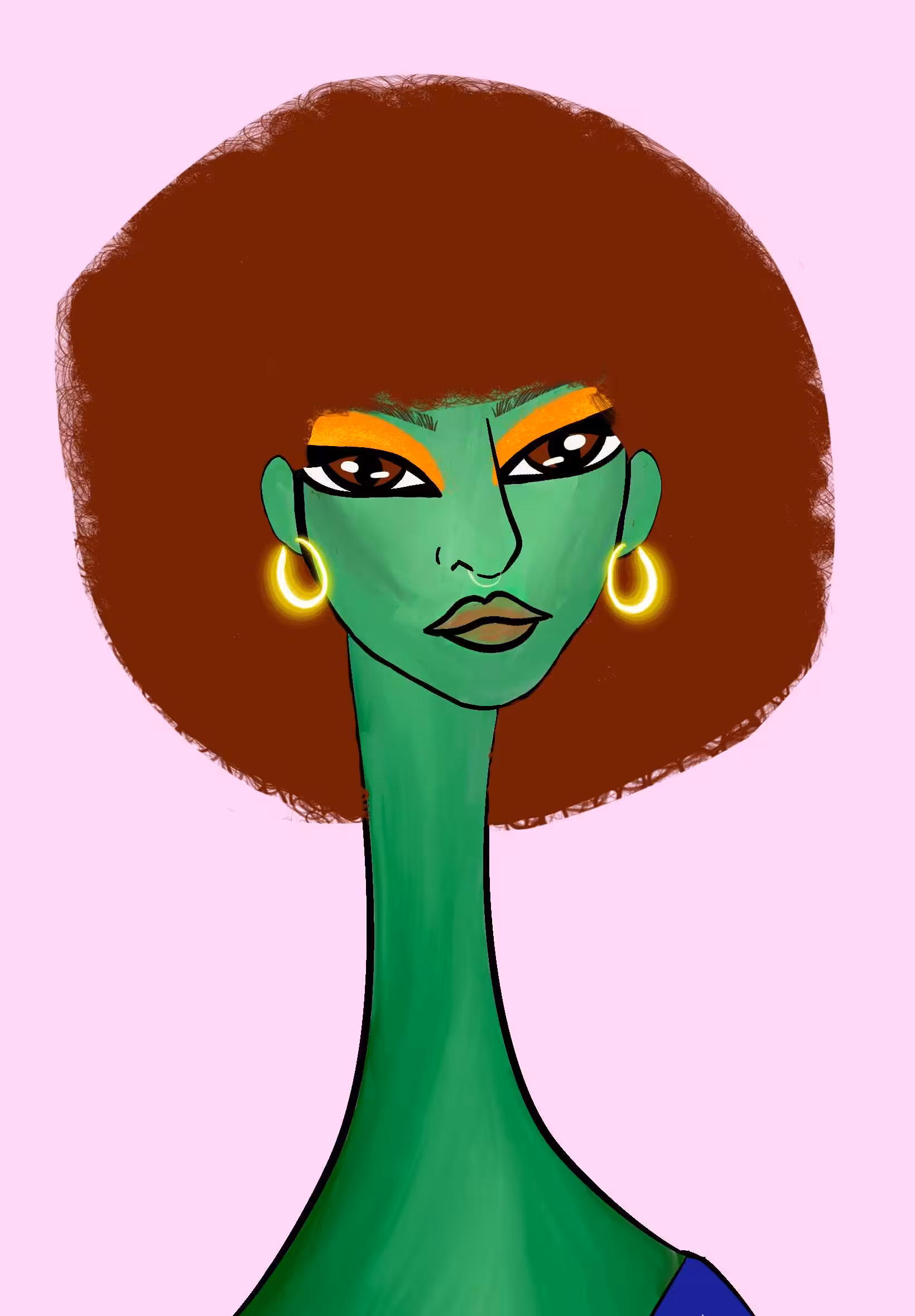 Long Neckie Ladies: Long Neckie Lady #3207