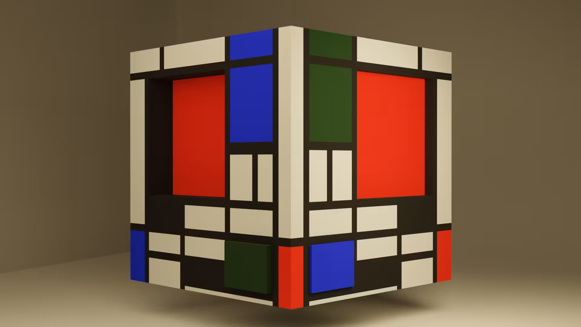 Constructed Pepe Mondrian