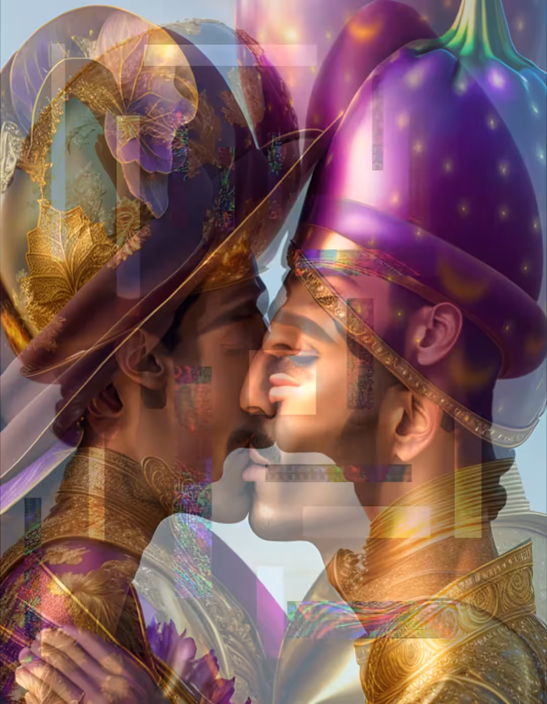 Prince Golden Egg and his minstrel named Eggplant. Short History