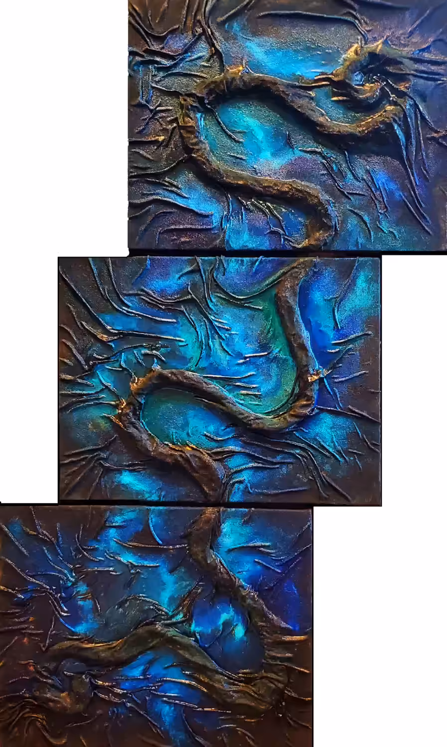 Moving Abstracts: River snake moving