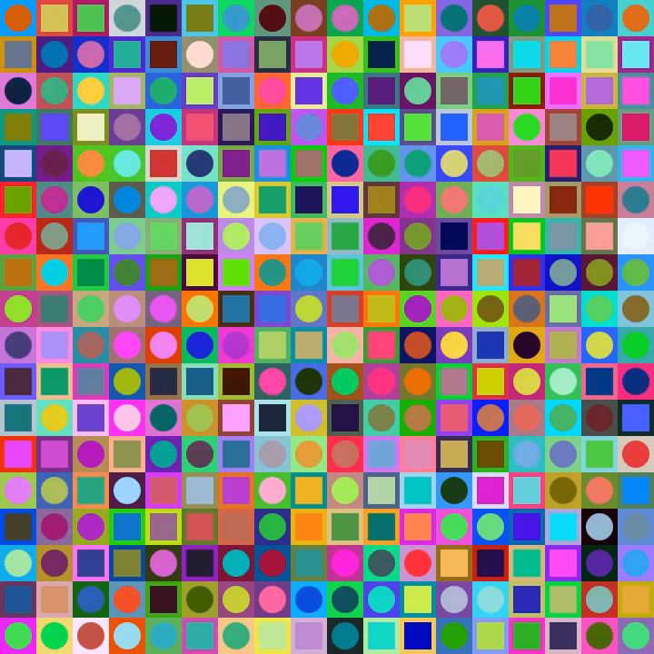 Square Dot Composition #264