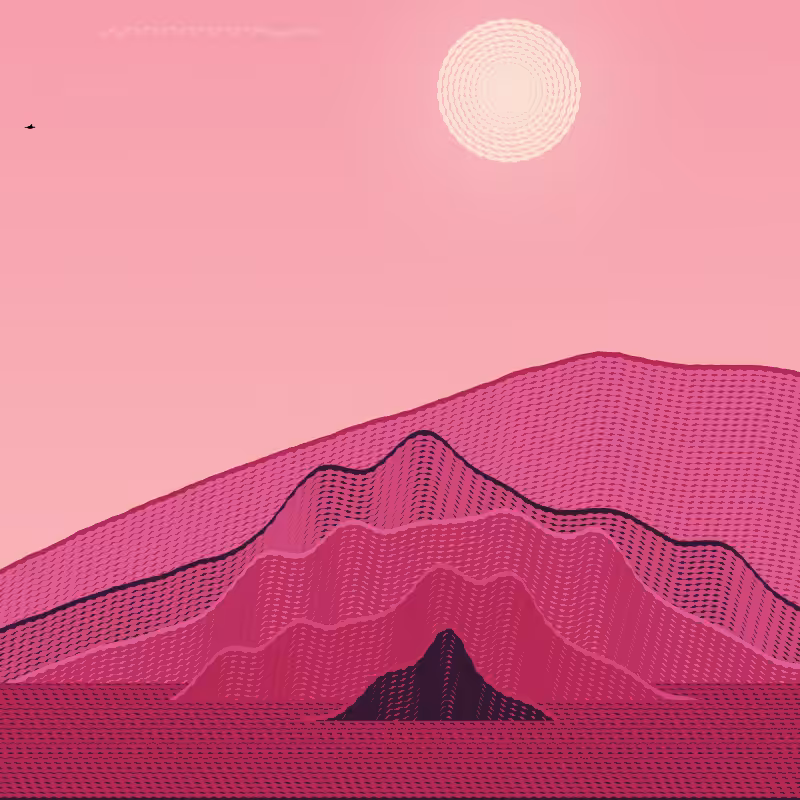 Painted Mountain Sunset #79