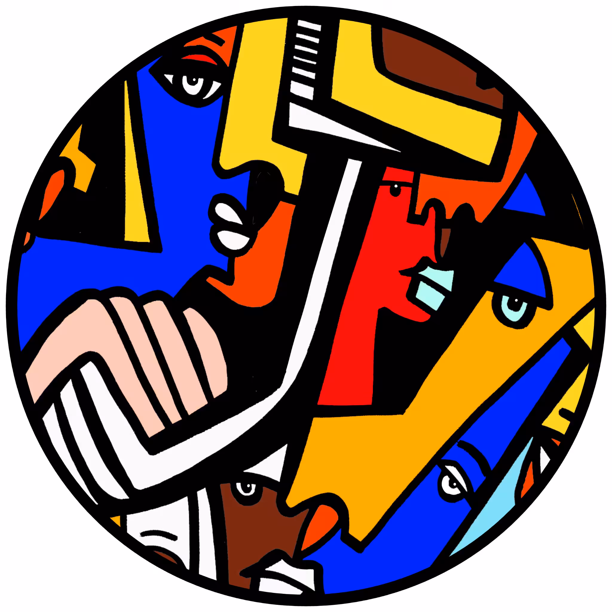 Cubist Circle 142