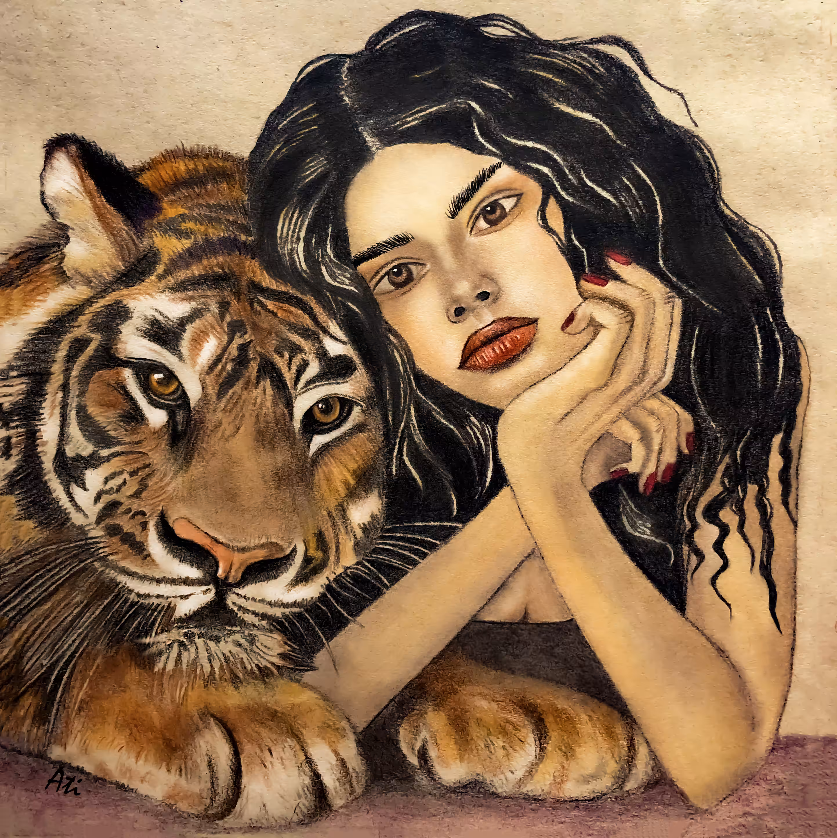 with Tiger