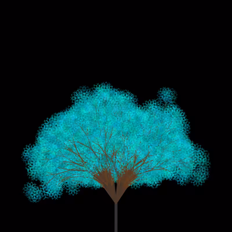 snowflake tree #6