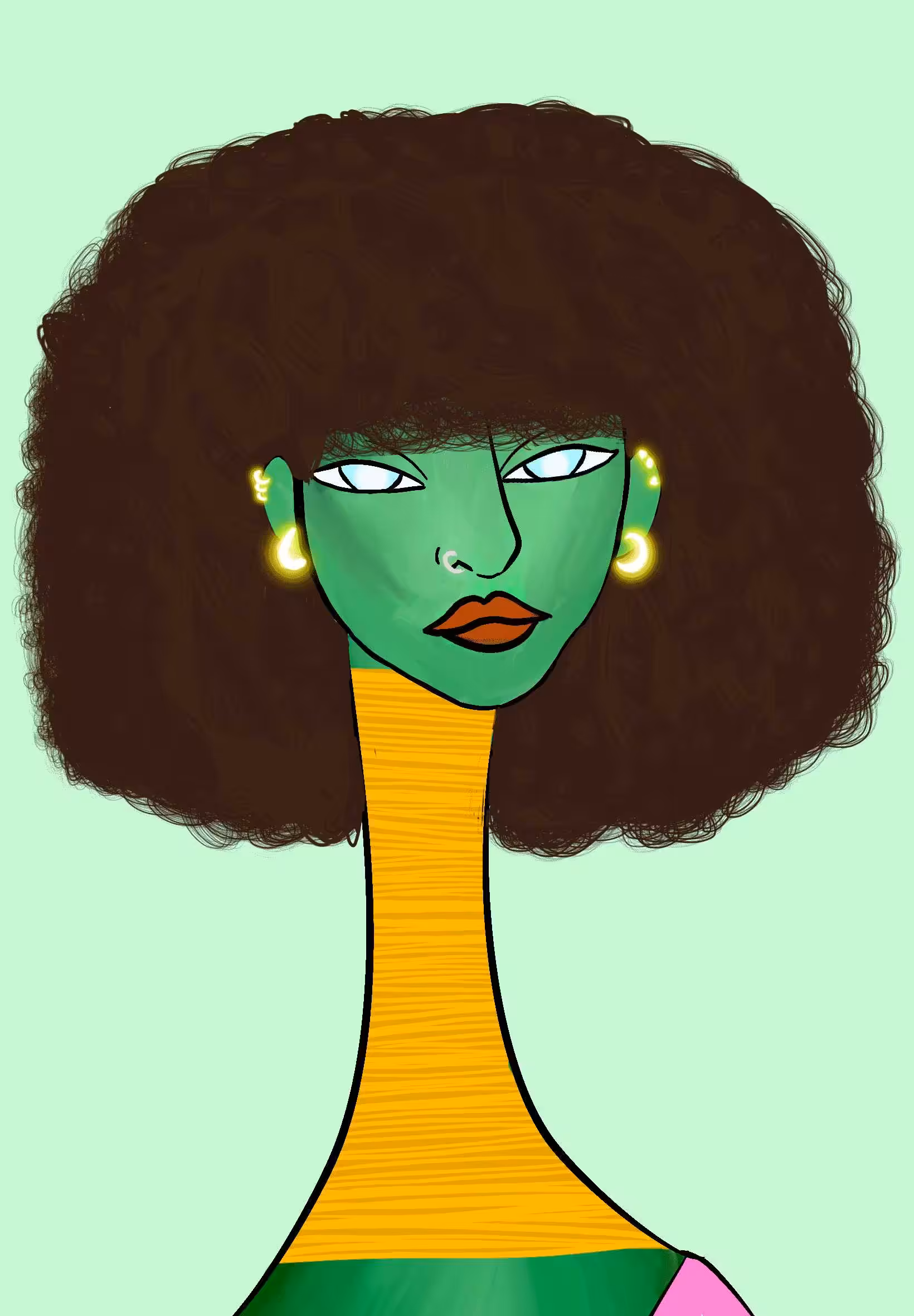 Long Neckie Ladies: Long Neckie Lady #128