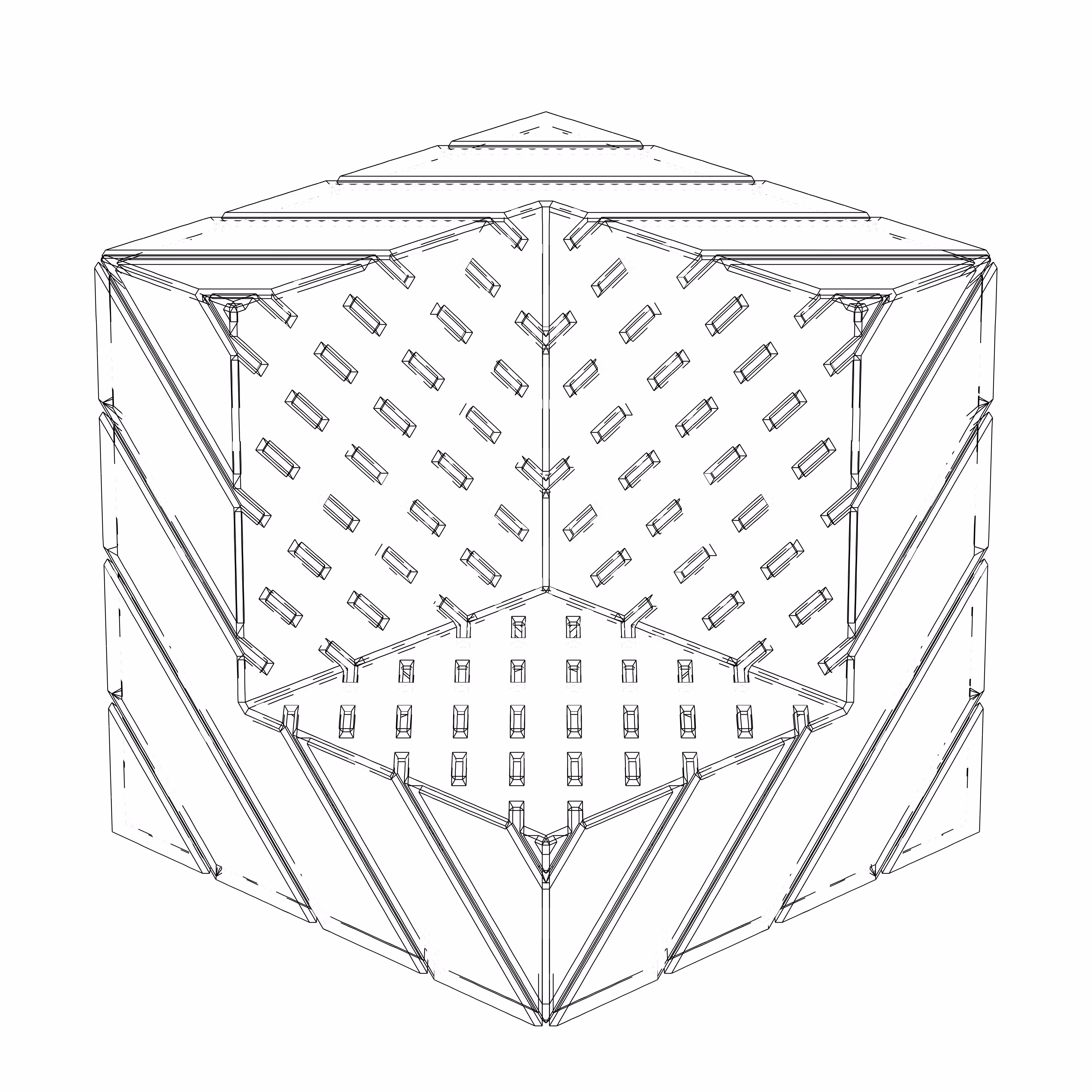 LL21 Alien Art Cube #836