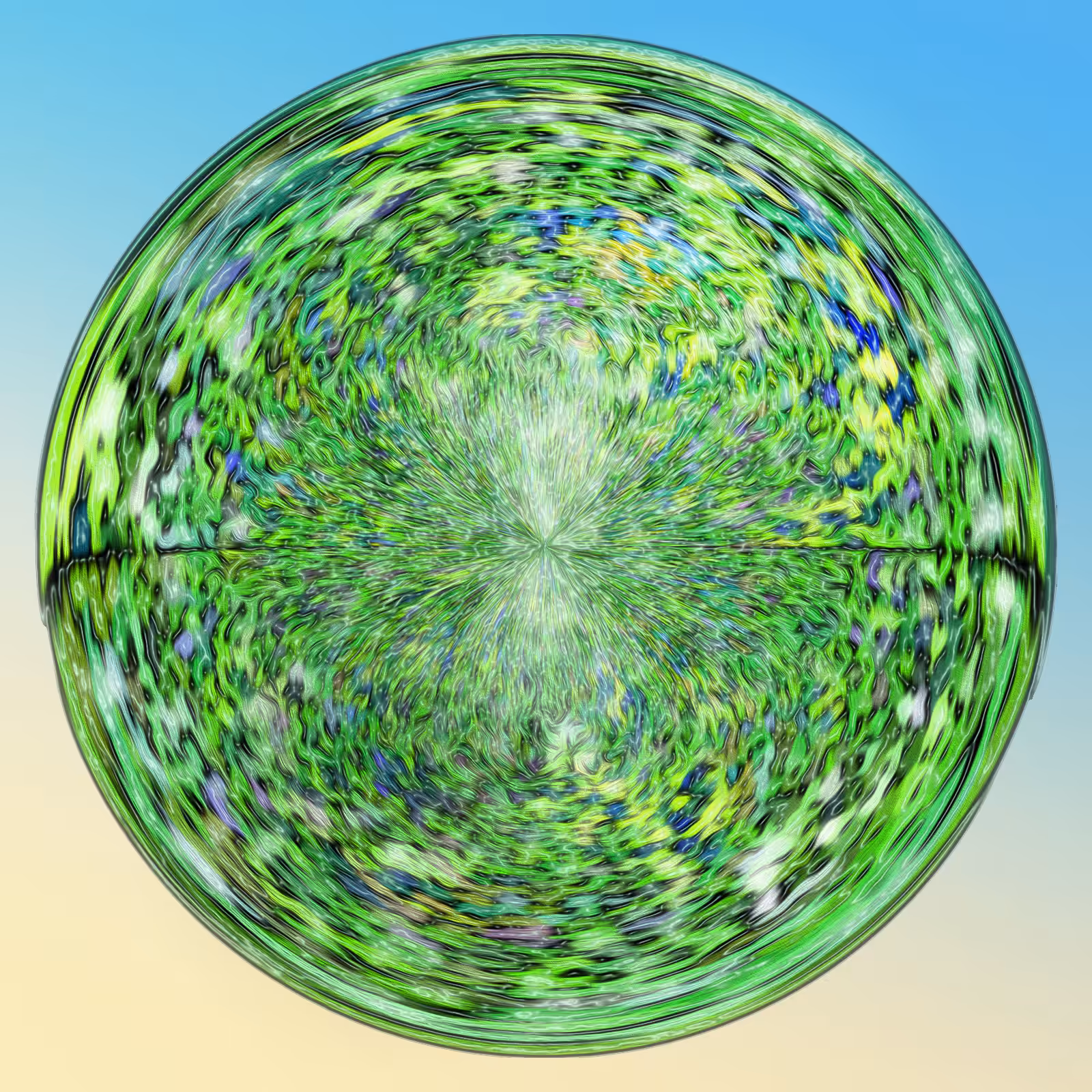 LEAF RIVER PLANET (3 of a series of 3)