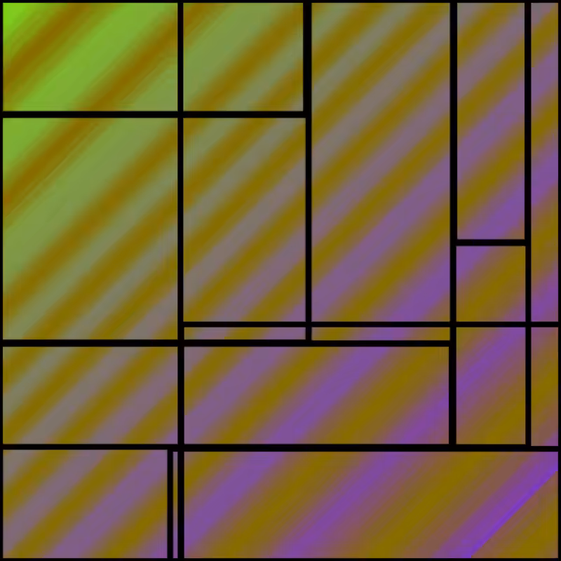 Stacked Mondrian #7