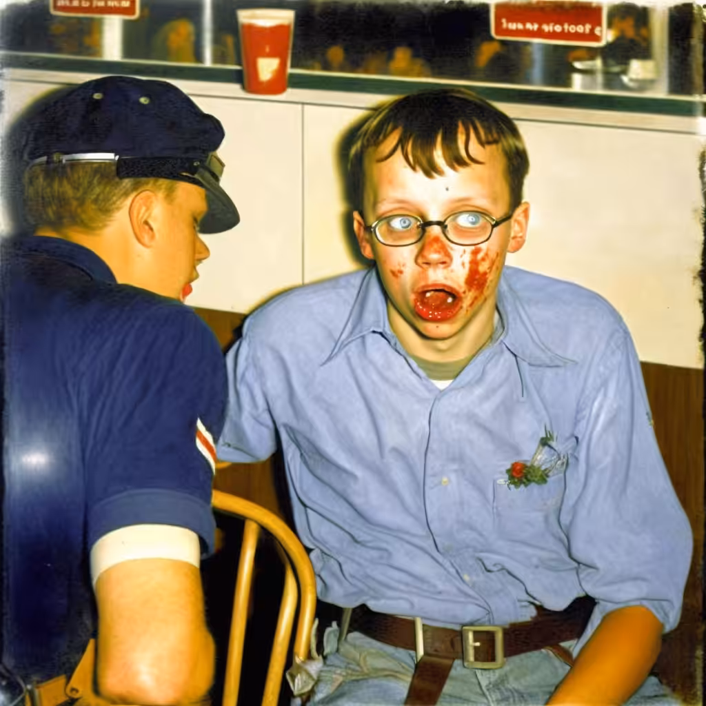 A YUNG PUNCHED UP BEEPLE ROCKWELL