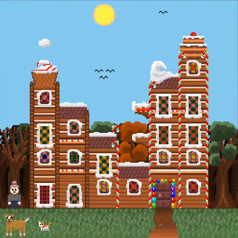 2D Mansion Candy House #110