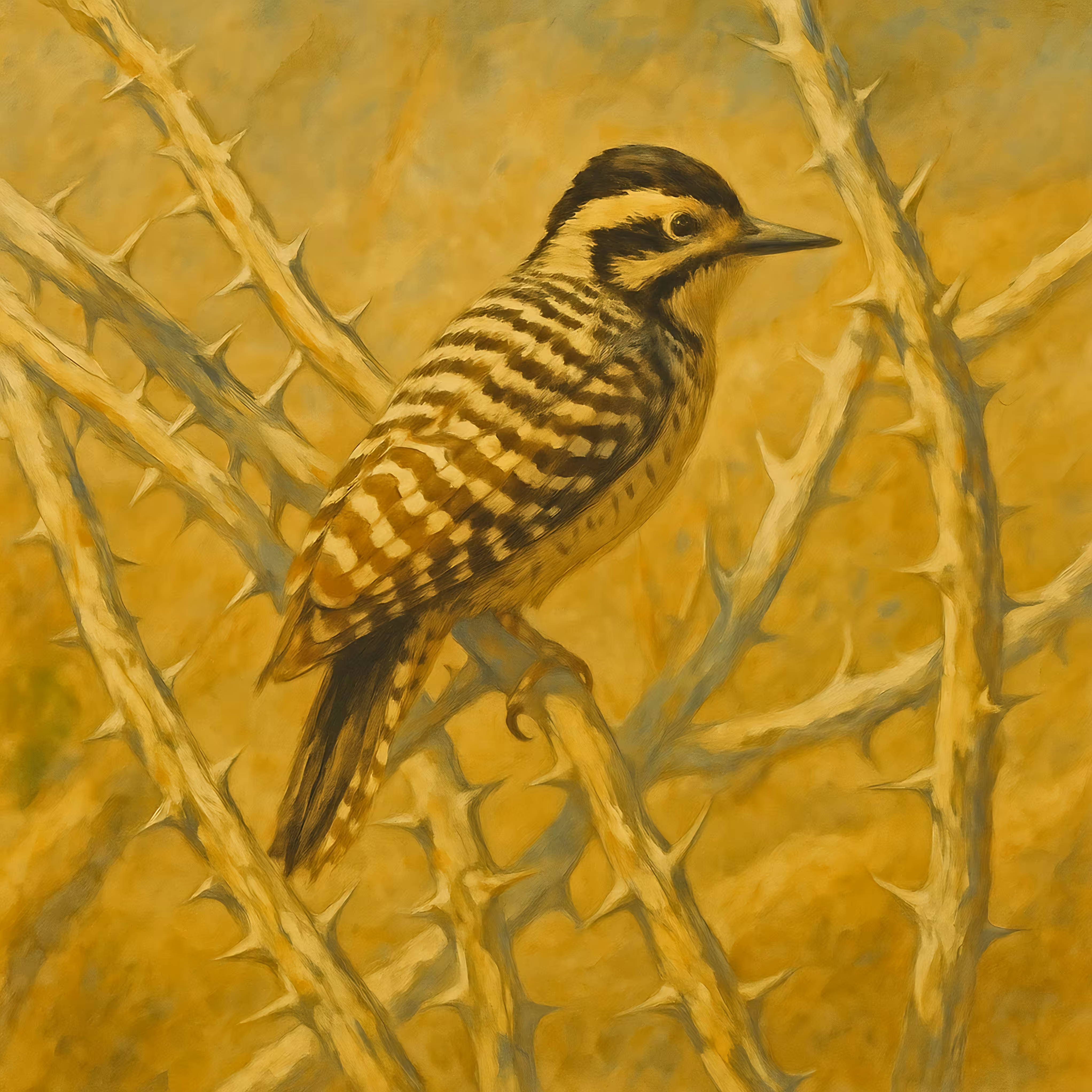 Life List of an AI Birder: Dryobates scalaris