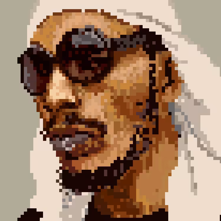 Del The Funky Homosapien Pixel Art