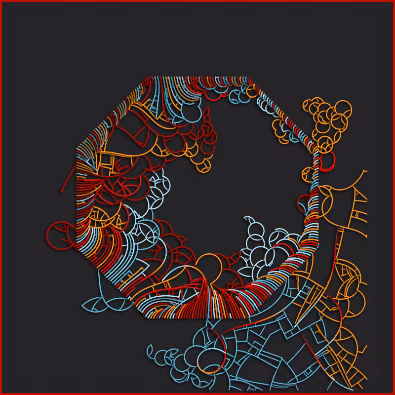 A plateful of noodles #339
