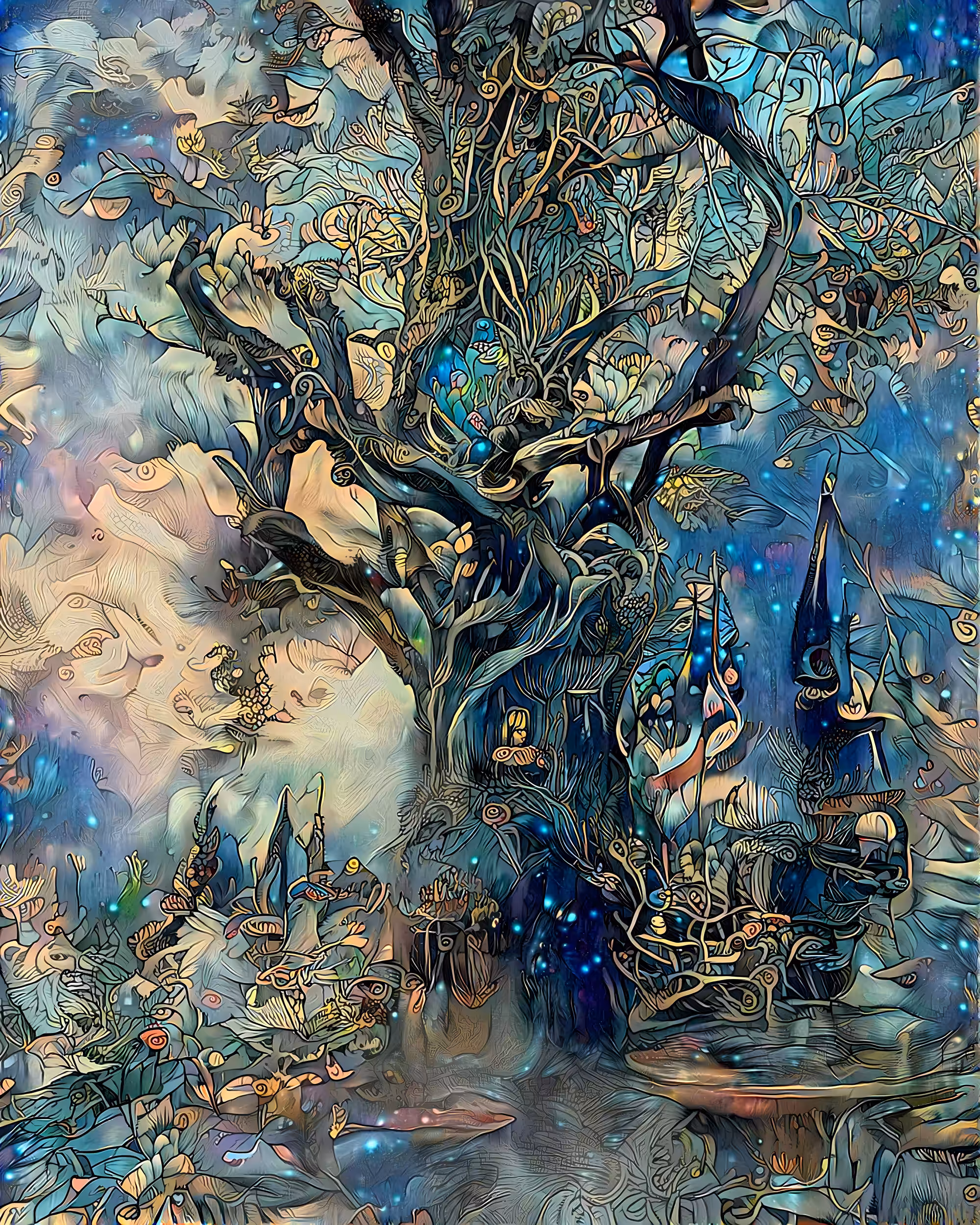 Magic Ukrainian tree