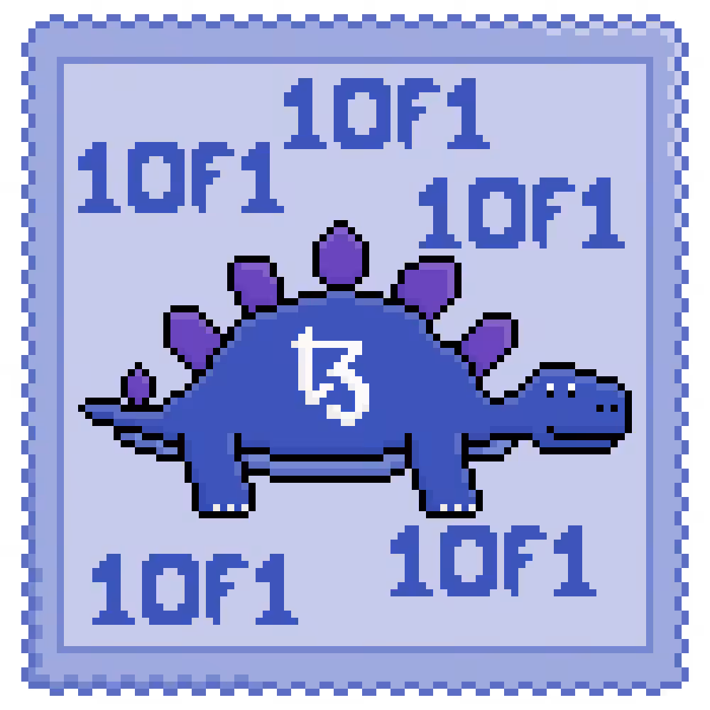 Tezosaurus #6 - 1of1 Tezos