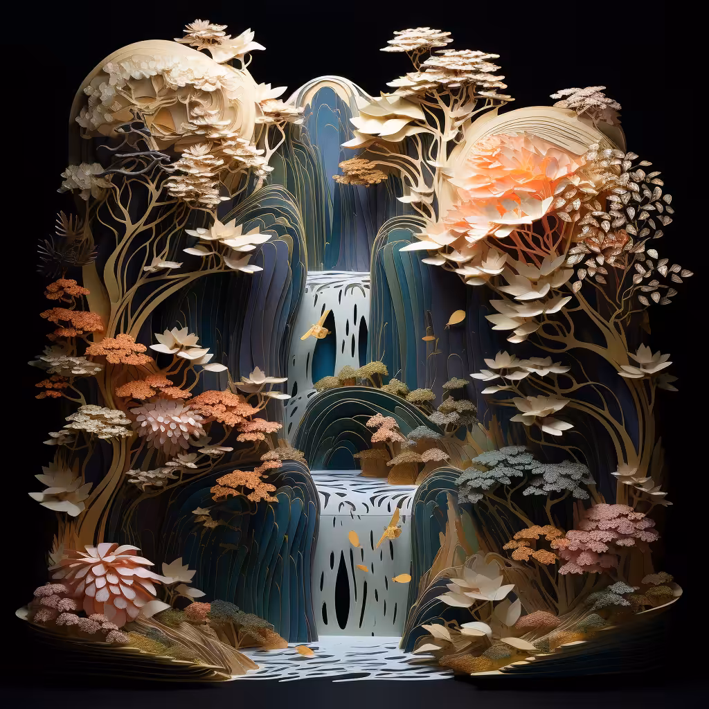Mysterious waterfall #1