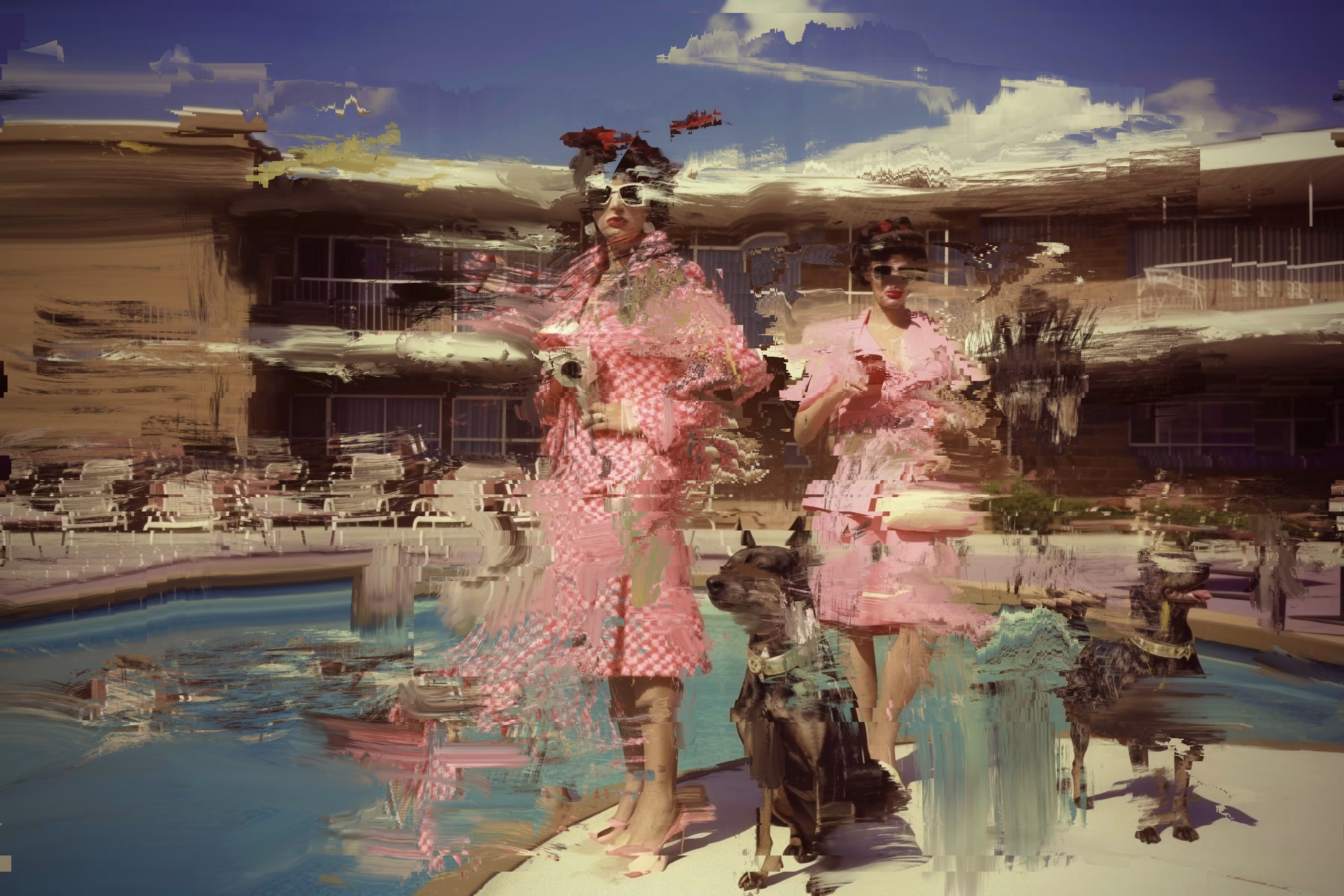 Poolside Solitude