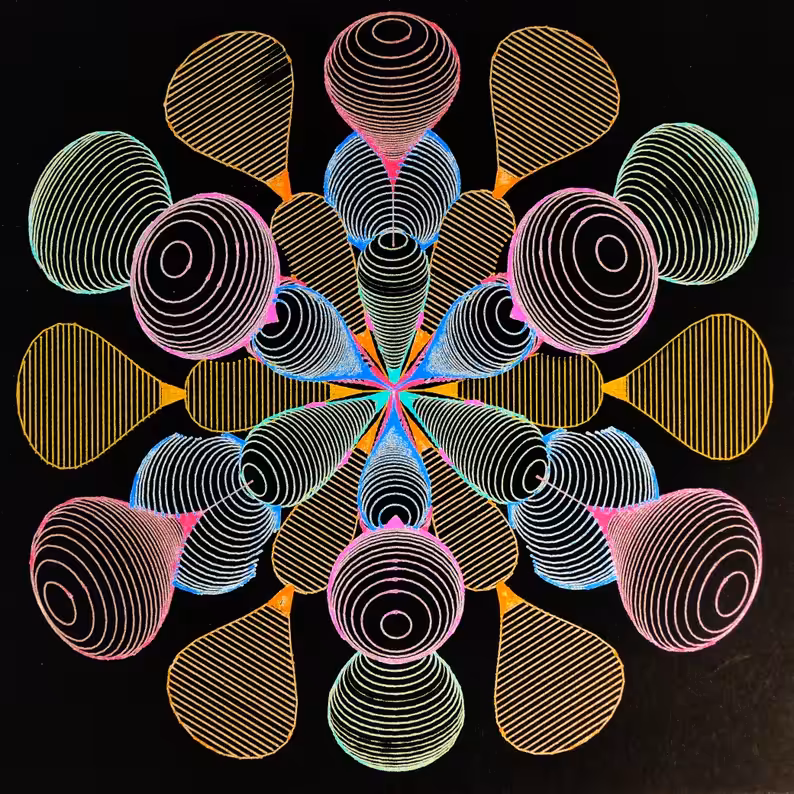 Gen-X | Generative Art | Black Square VII