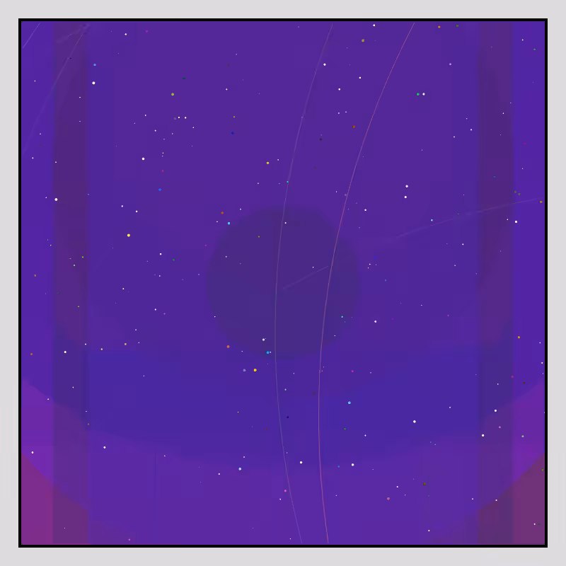 Color Field Starry B #166