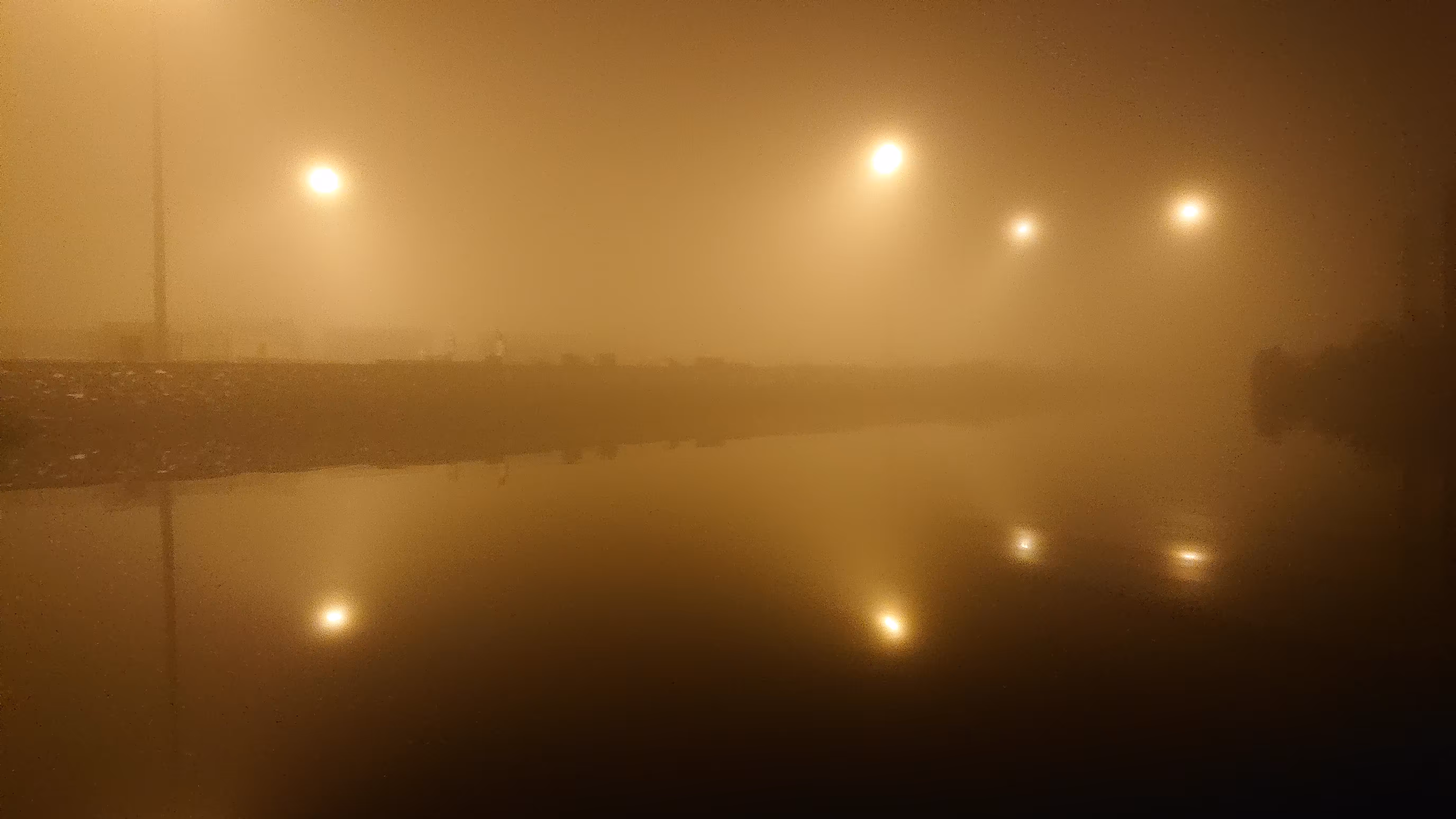 Foggy reflections 